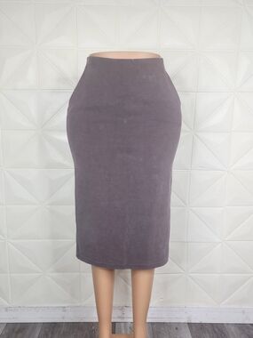 Lululemon Drapey Softstreme Column Midi Skirt Expresso